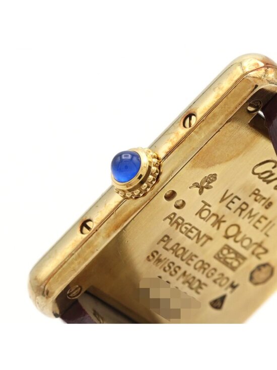 Cartier Must Tank SM Quartz Watch main image 4